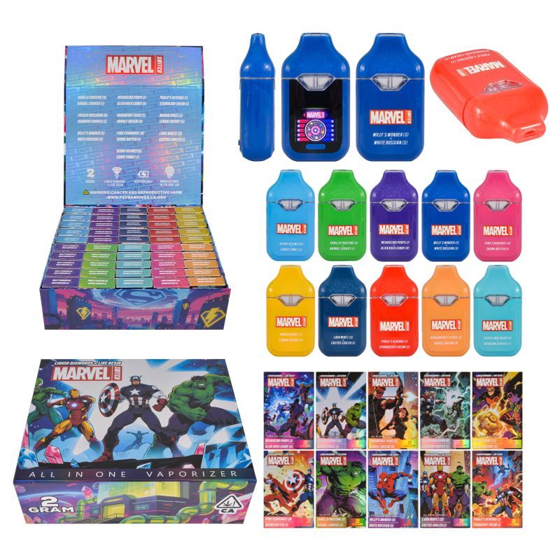 Marvel Switch 2g Dual Flavor Empty Disposable Vape with LED Screen